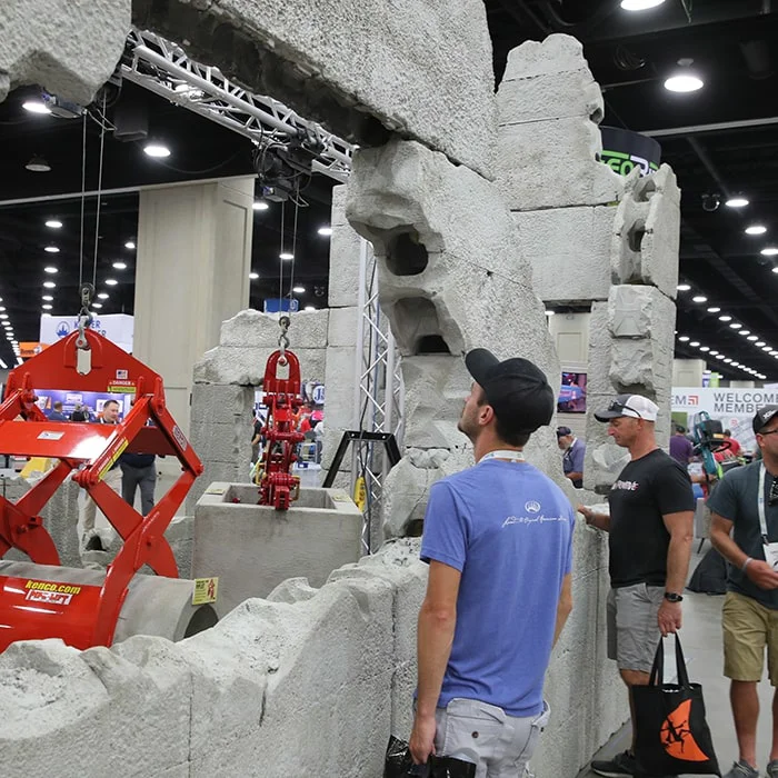 Rock exhibit at The Utility Expo