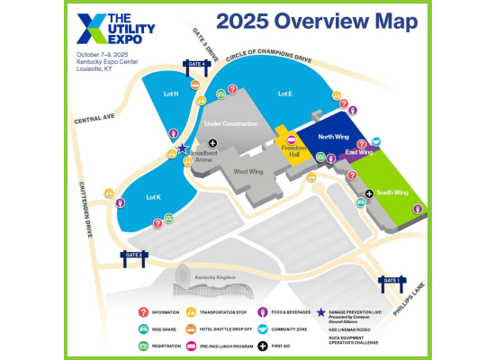 The Utility Expo 2025 Overview Map