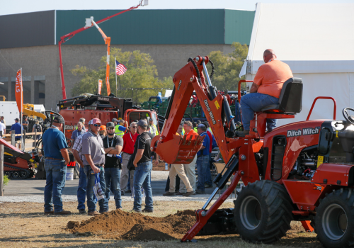Operating Ditch Witch at The Utility Expo